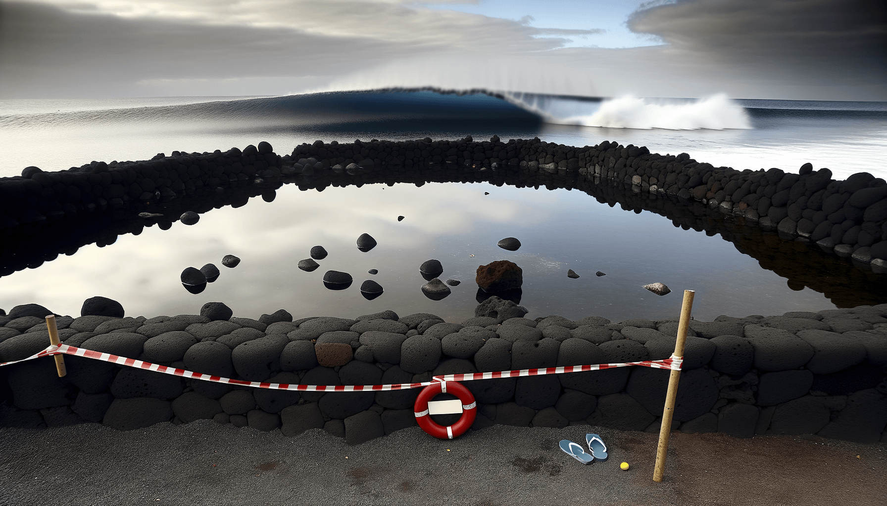 Na Tenerife velká vlna smetla lidi v přírodním bazénu, čtyři zahynuli