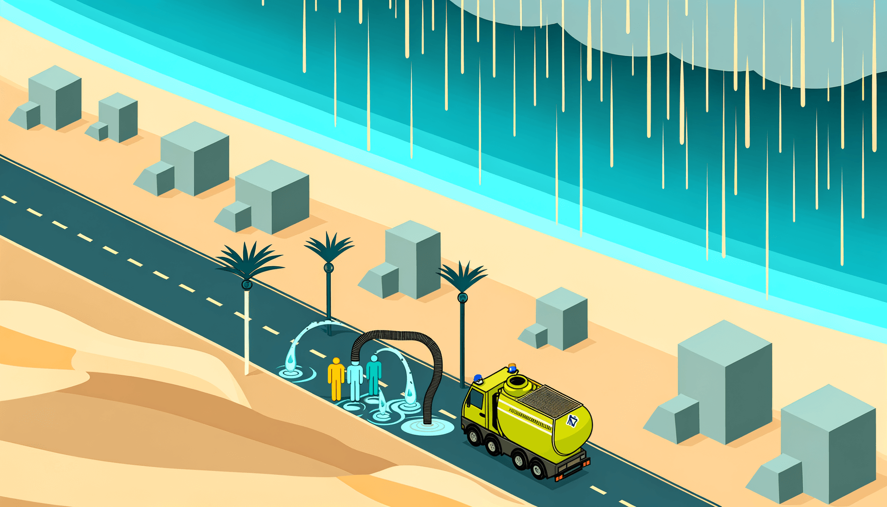 Hurghadu zasáhly silné deště a bouřky, úřady vyhlásily stav nouze