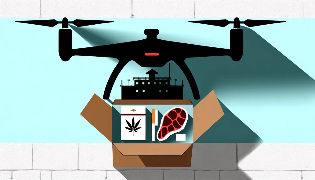 Dron s potravinami, cigaretami a konopím zadržen u věznice v Jižní Karolíně