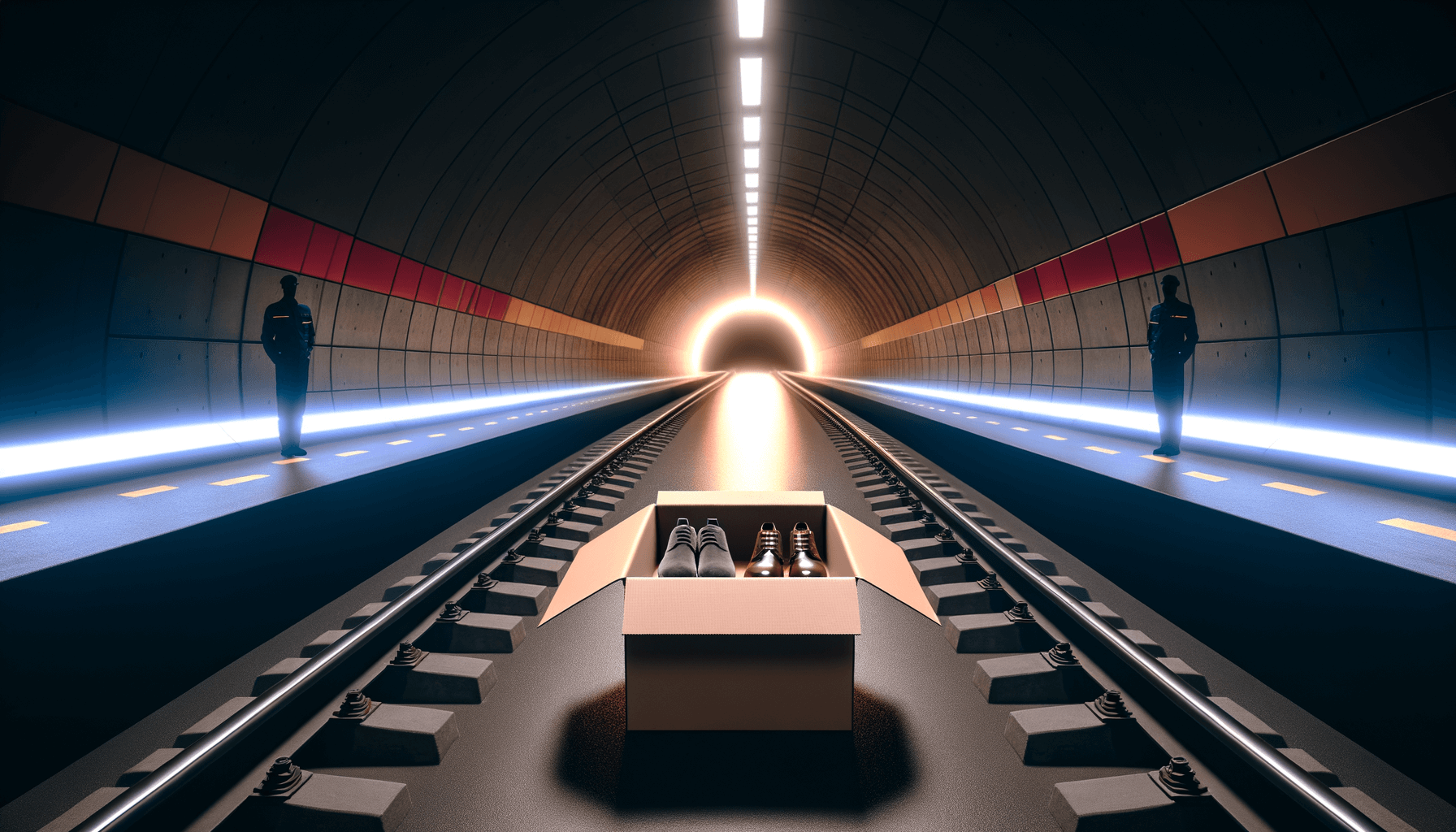 Provoz metra na lince B přerušila krabice v tunelu; po hodině se ukázalo, že obsahovala boty