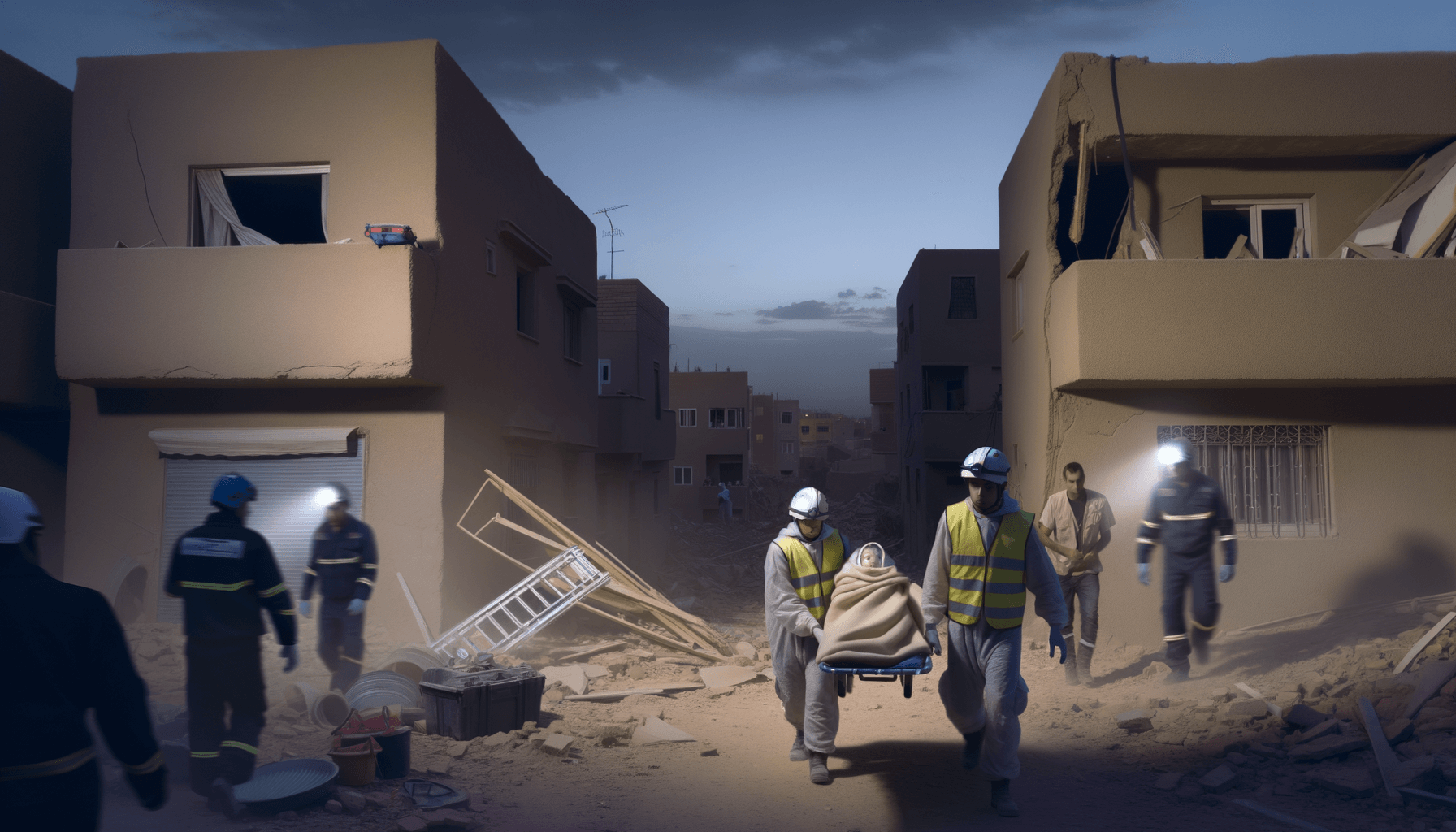 Ve Fezu se zřítily dvě obytné budovy, 22 mrtvých včetně čtyř dětí