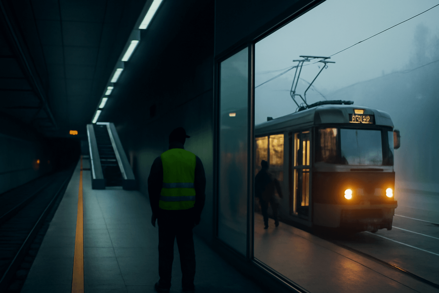 Metro B mezi Florencí a Smíchovským nádražím přerušeno, místo něj jezdí náhradní tramvaj