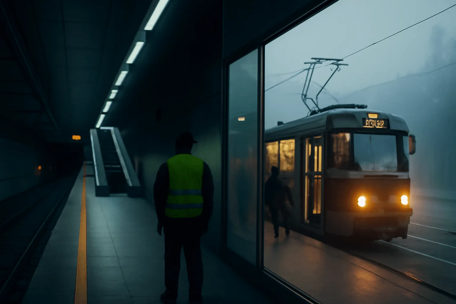 Metro B mezi Florencí a Smíchovským nádražím přerušeno, místo něj jezdí náhradní tramvaj