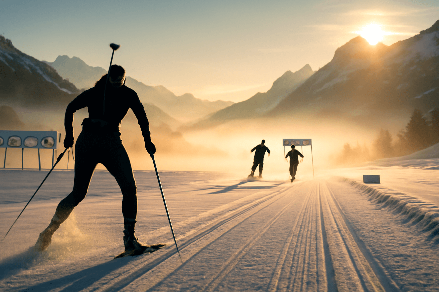 Voborníková skloubila střelbu a běh, Davidová těsně za ní. Öbergová vyhrála o tři sekundy