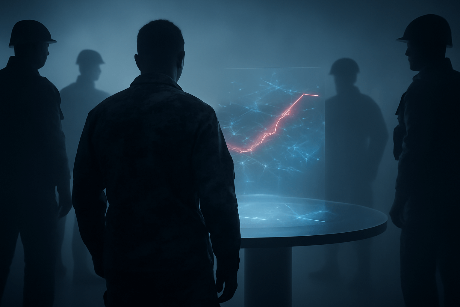 Putin v maskáčích se setkal s generály a vyslal varování Kyjevu