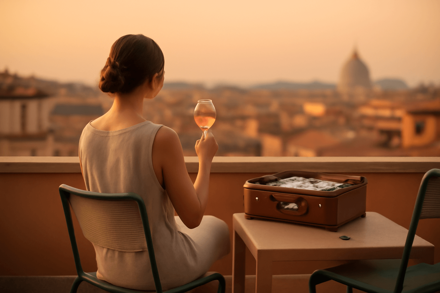 Lucie Borhyová z Říma: dovolená a náznaky, že vztah s Michalem Smečkou patří minulosti