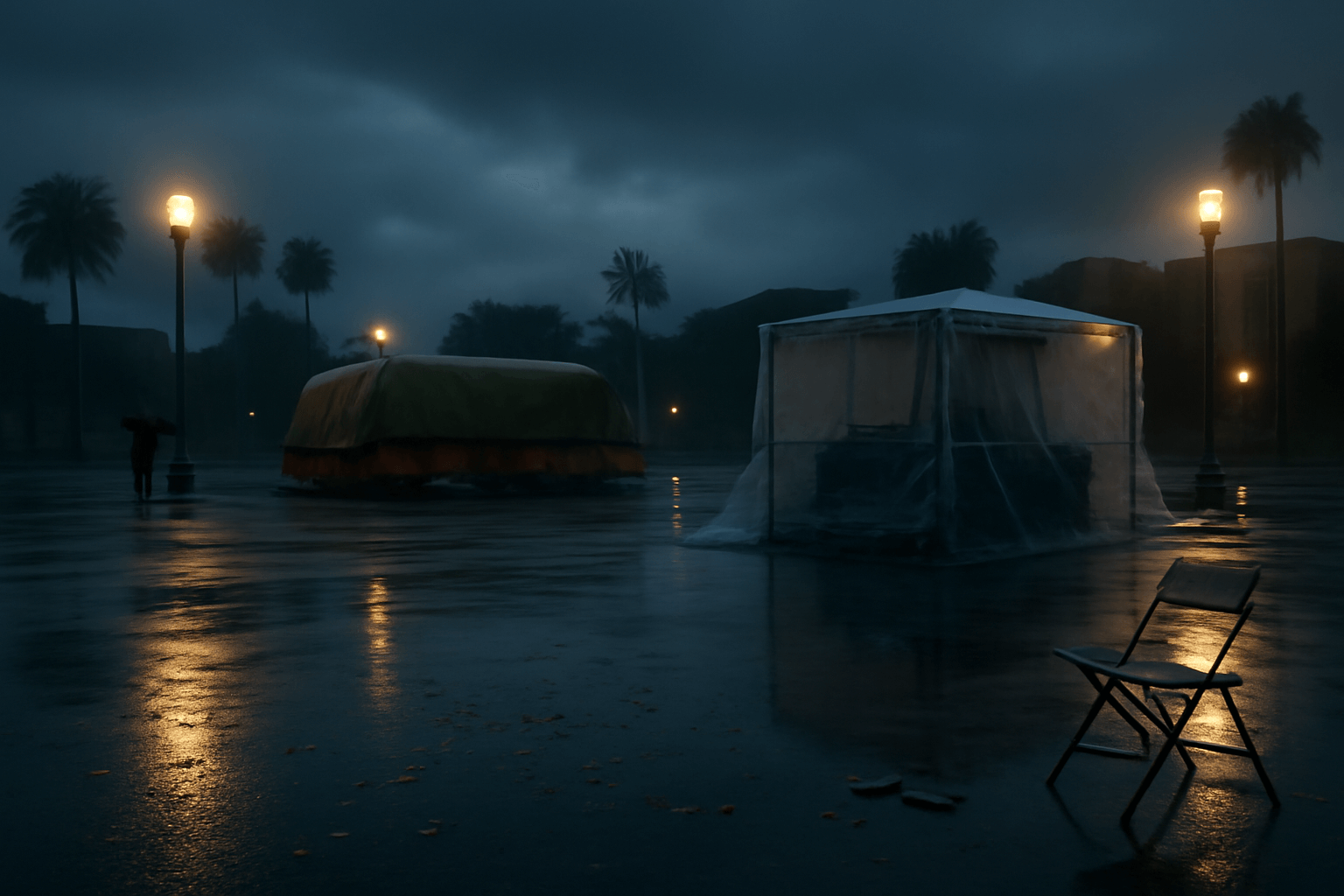 Fullerton ruší novoroční akce; v Pasadeně meteorologové slibují téměř jistý déšť