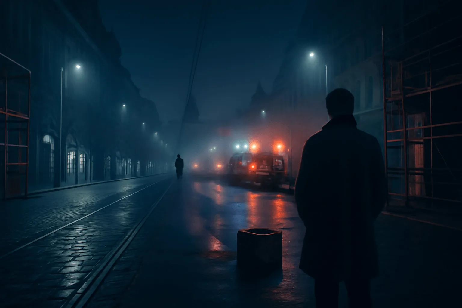 Krátký a klidný silvestr v centru Prahy. Václavské náměstí téměř prázdné