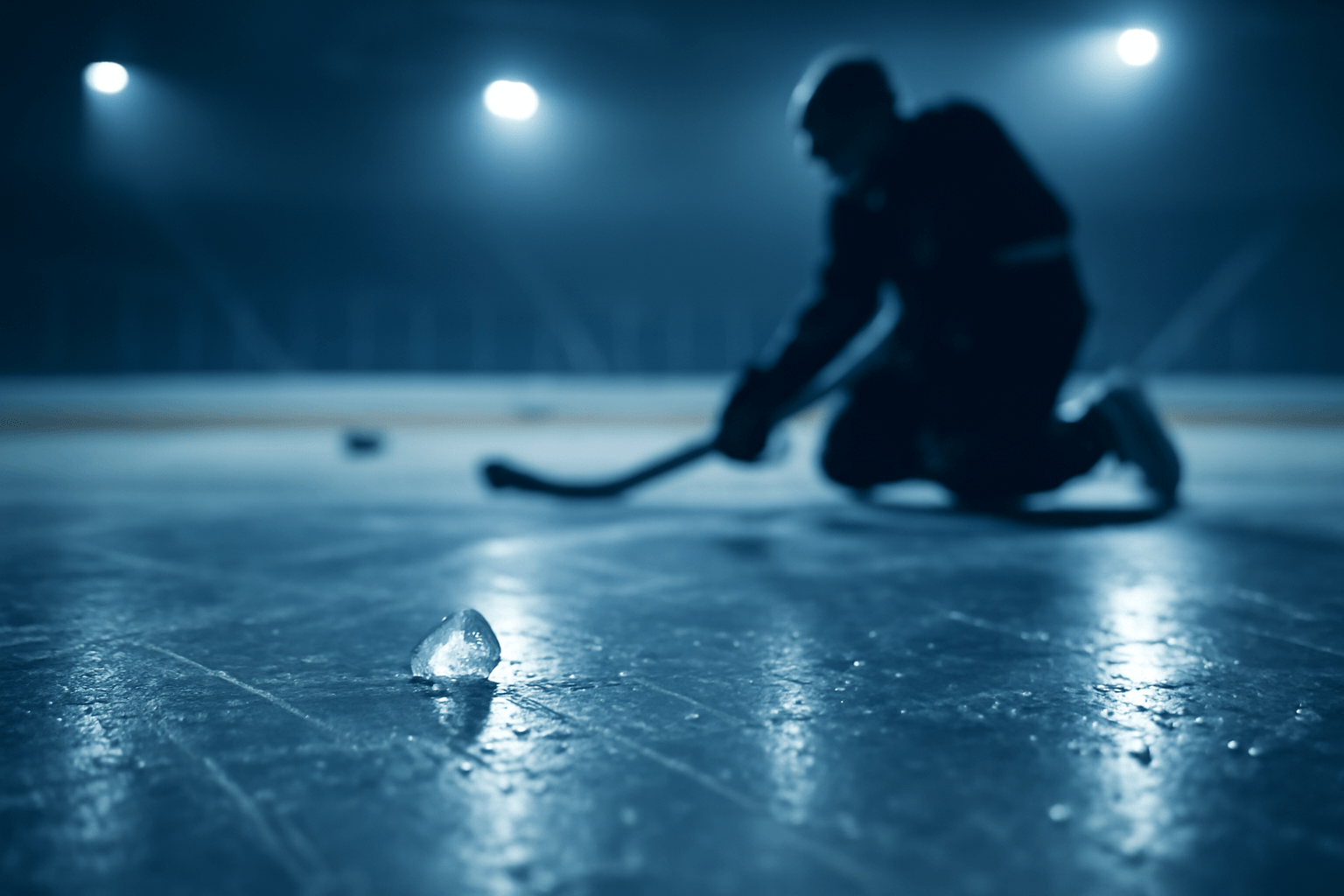 Curran při utkání MSJ přišel o zub a po zápase ho hledal na ledě