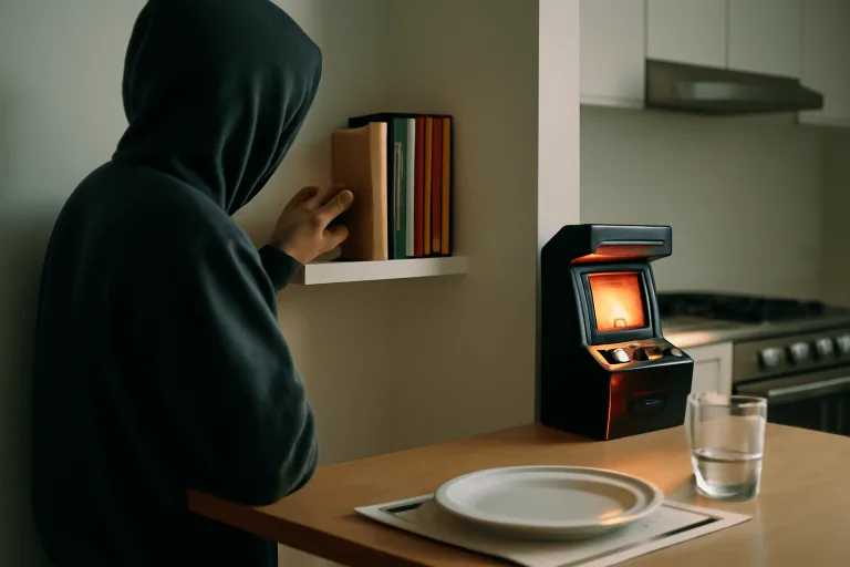 Zakuklený Gastrošef v Prostřeno: Libor, automat a kuchařky
