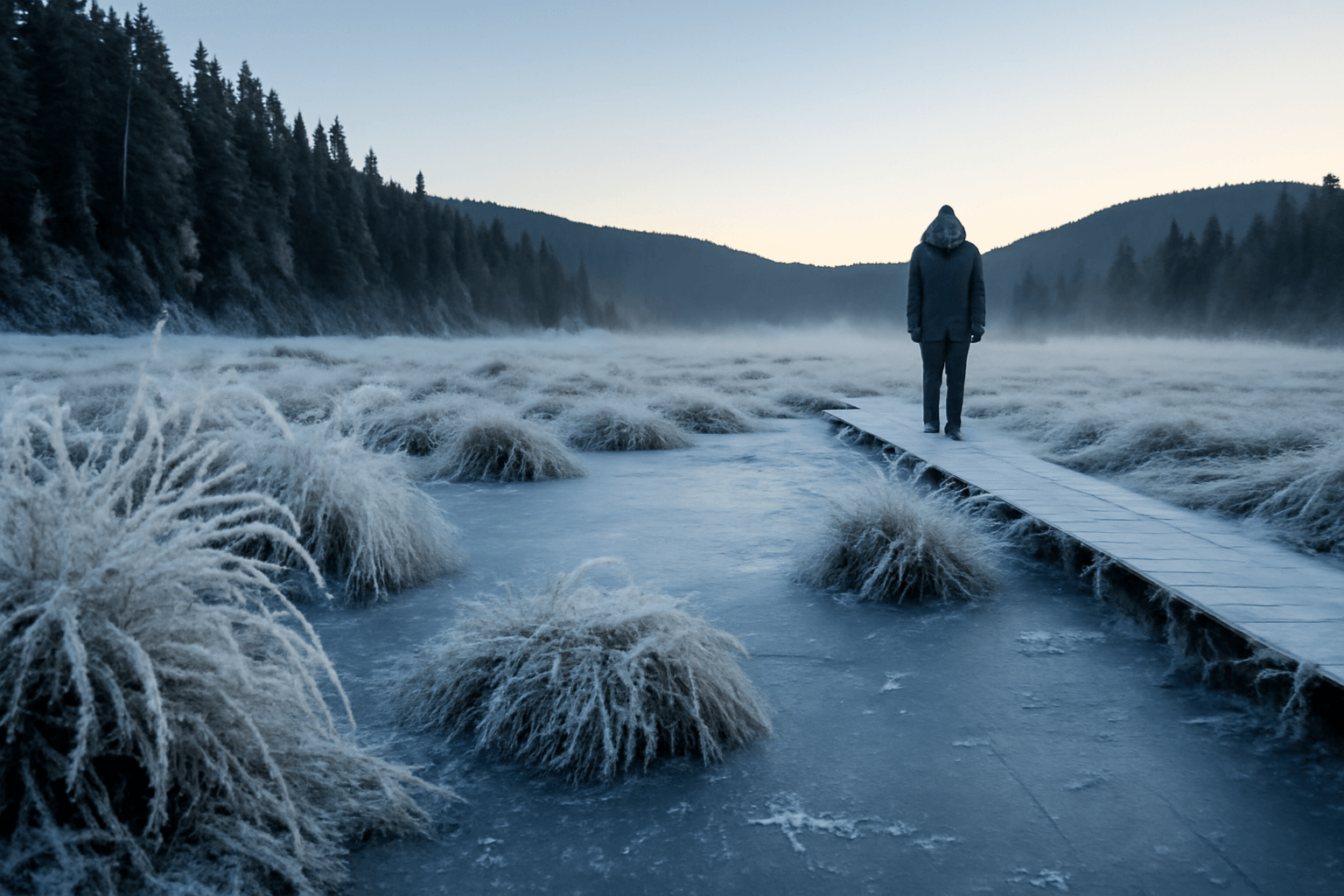 Na Šumavě rtuť klesla pod −30 °C, jediné historické minimum padlo na Českokrumlovsku