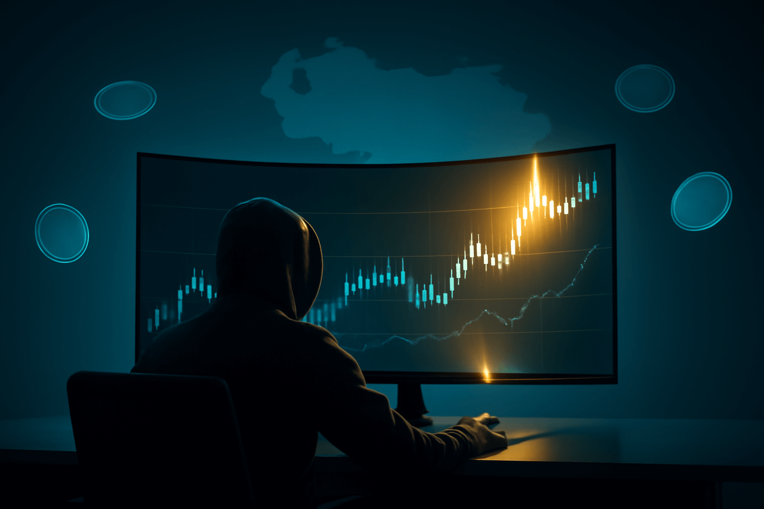 Anonym na kryptoplatformě Polymarket získal 436 000 USD na zadržení Madura