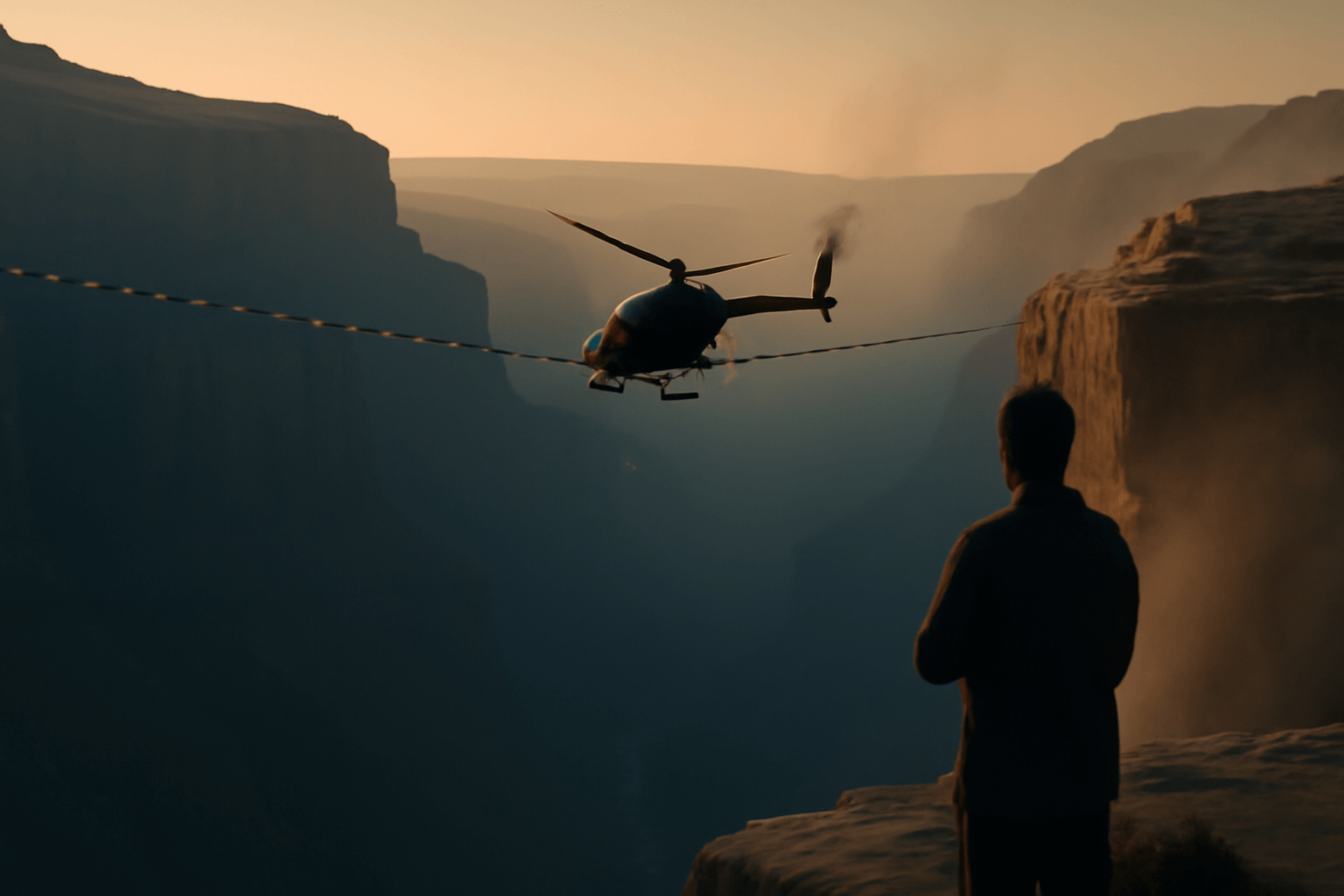 V Arizoně narazil vrtulník do dlouhého slackline, při nehodě zemřeli čtyři příbuzní z Oregonu