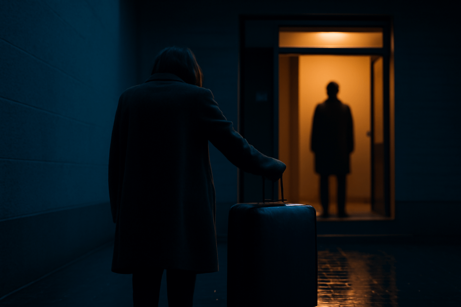 Vanda z Ulice se složí a s kufrem v ruce prosí Rosťu o laskavost