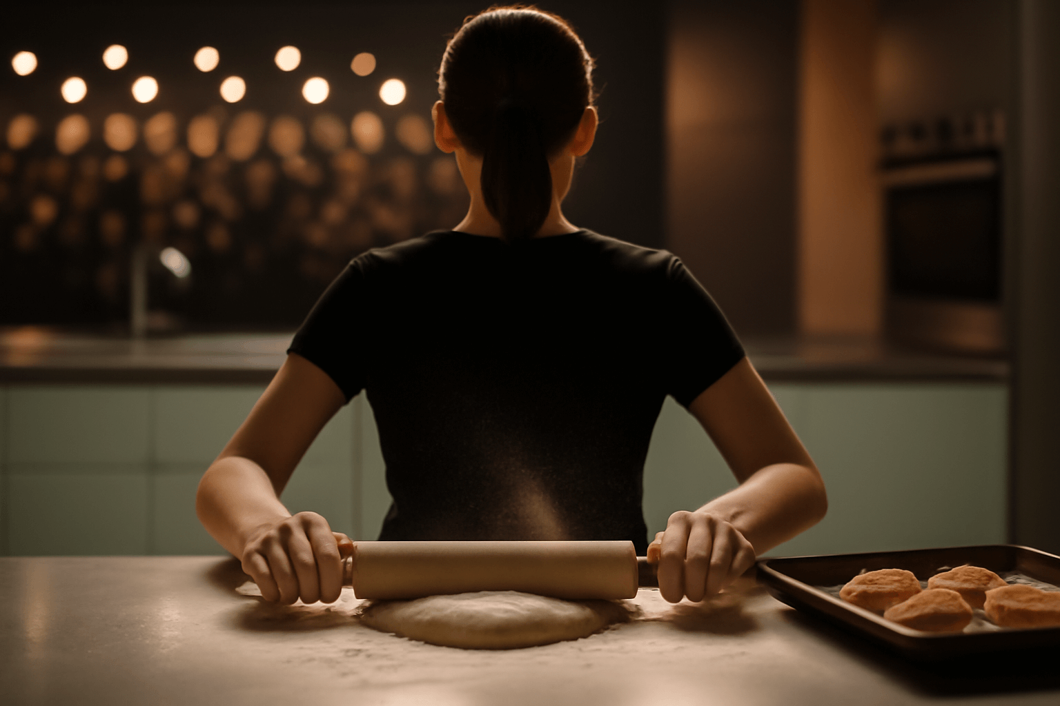 Peče celá země přitahuje miliony. A u plotny se řeší i praktické věci jako sepnutí vlasů