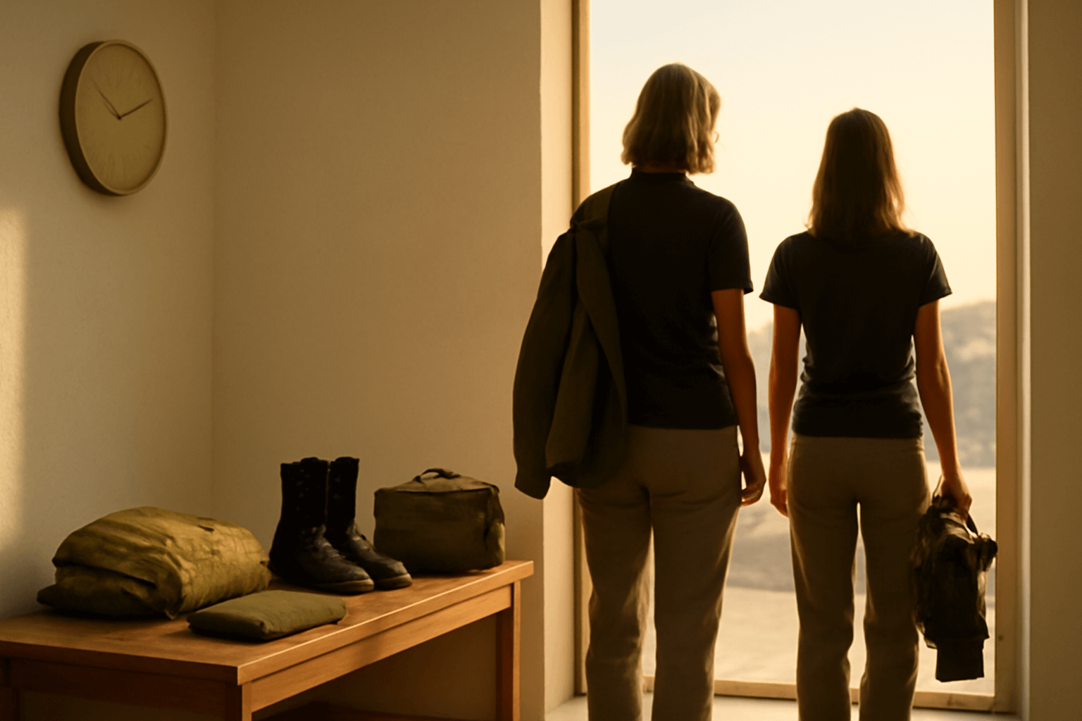 Sestry Haváčovy v aktivní záloze: herečka Sarah a mladší sestra Tereza po měsíčním výcviku