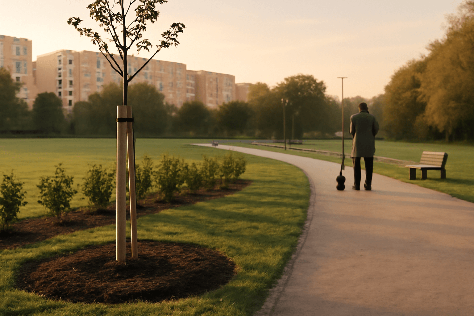Uherské Hradiště završilo rok výsadbou desítek stromů a keřů