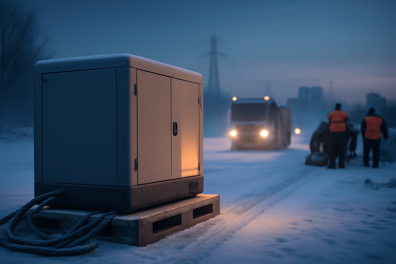 EU, Polsko a další pošlou stovky generátorů, aby zabránily rozsáhlým výpadkům elektřiny na Ukrajině