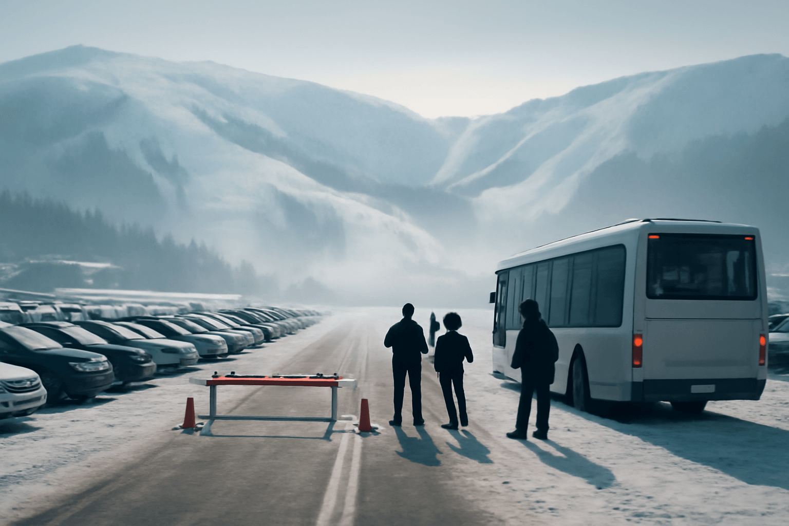 Vjezd do Špindlerova Mlýna uzavřen. Řidiči musí parkovat ve Vrchlabí, do areálu jen s povolením