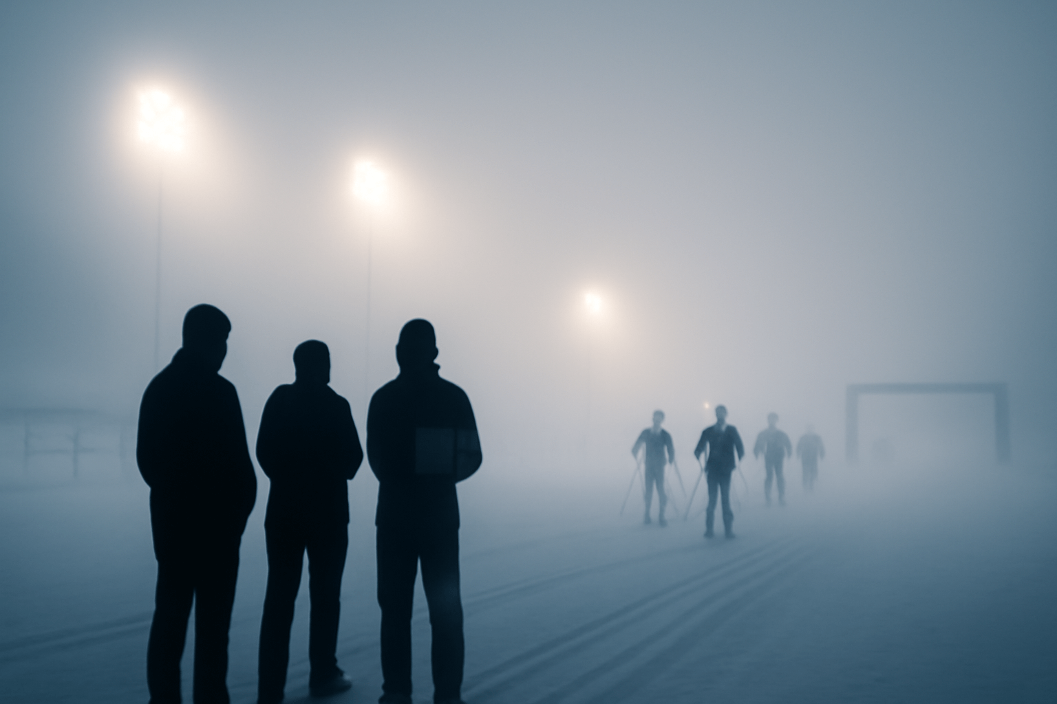 Silný mlžný opar nad Novým Městem. Jury řešila, závod nakonec odstartoval