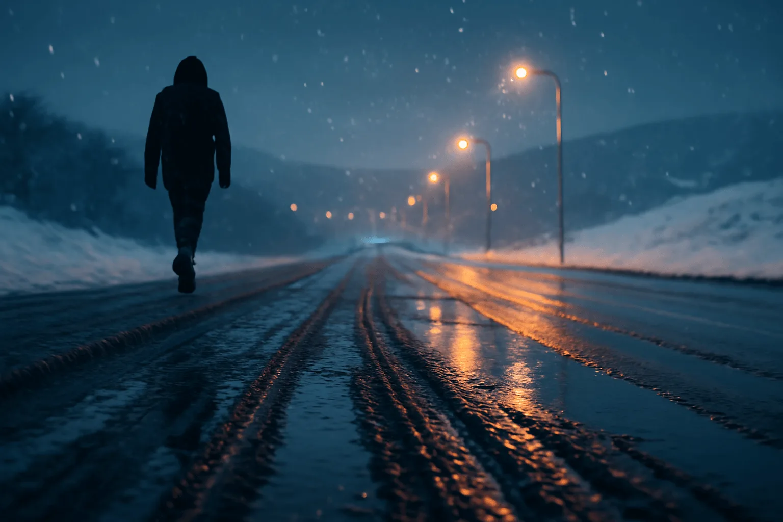 Výstraha před sněžením upravena, postihne už i okolí Prahy
