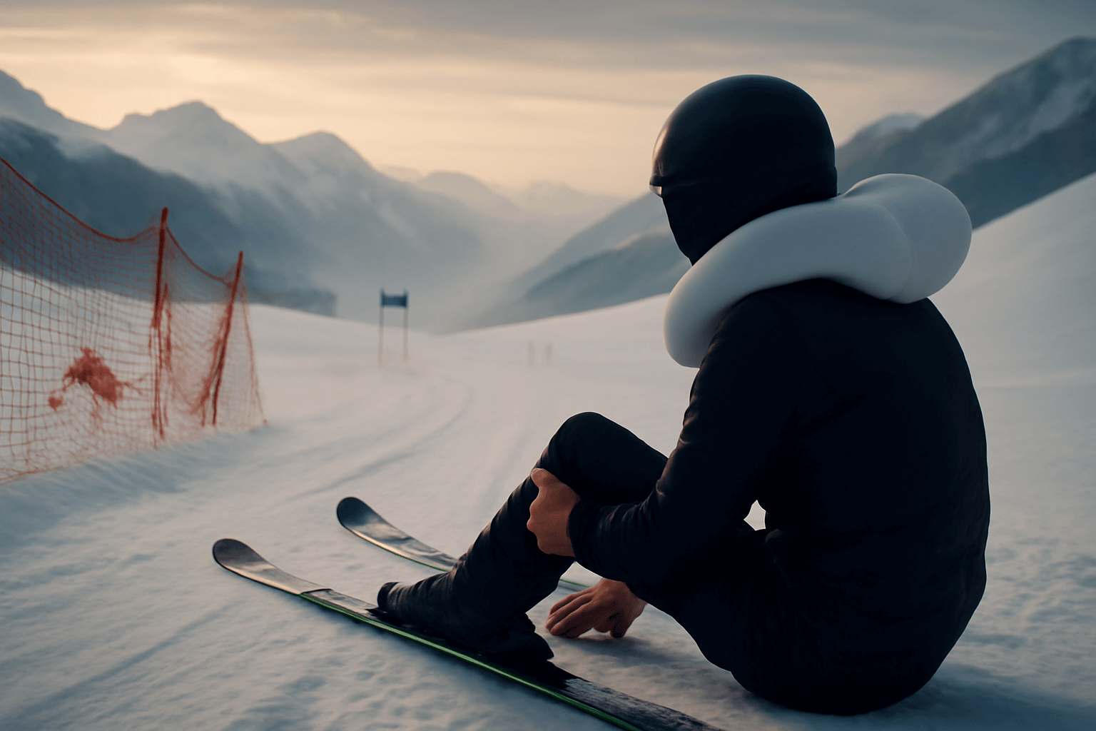 Lindsey Vonn havarovala v posledním ženském sjezdu před olympiádou