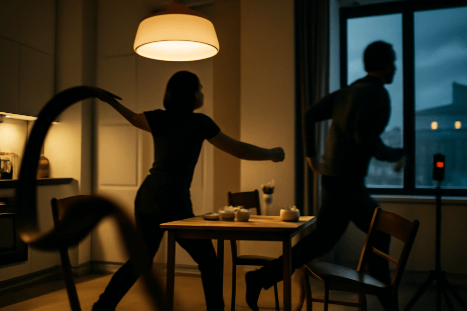 V Prostřeno! Eva Poláčková honila Tadeáše Kuběnku po bytě s páskem