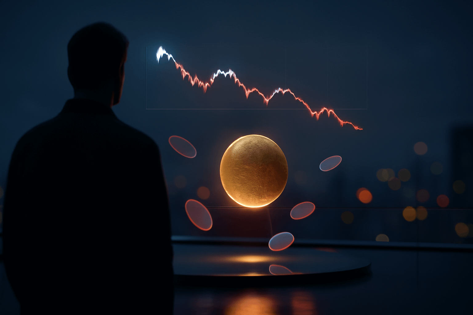 Bitcoin se usadil kolem 83 000 USD, většina altcoinů klesá, PI token lehce zpevnil