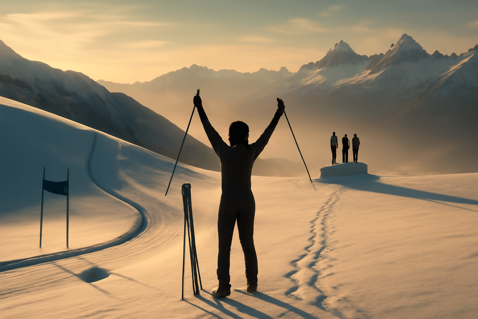 Malorie Blanc slavila v Crans-Montaně první vítězství v super-G světového poháru