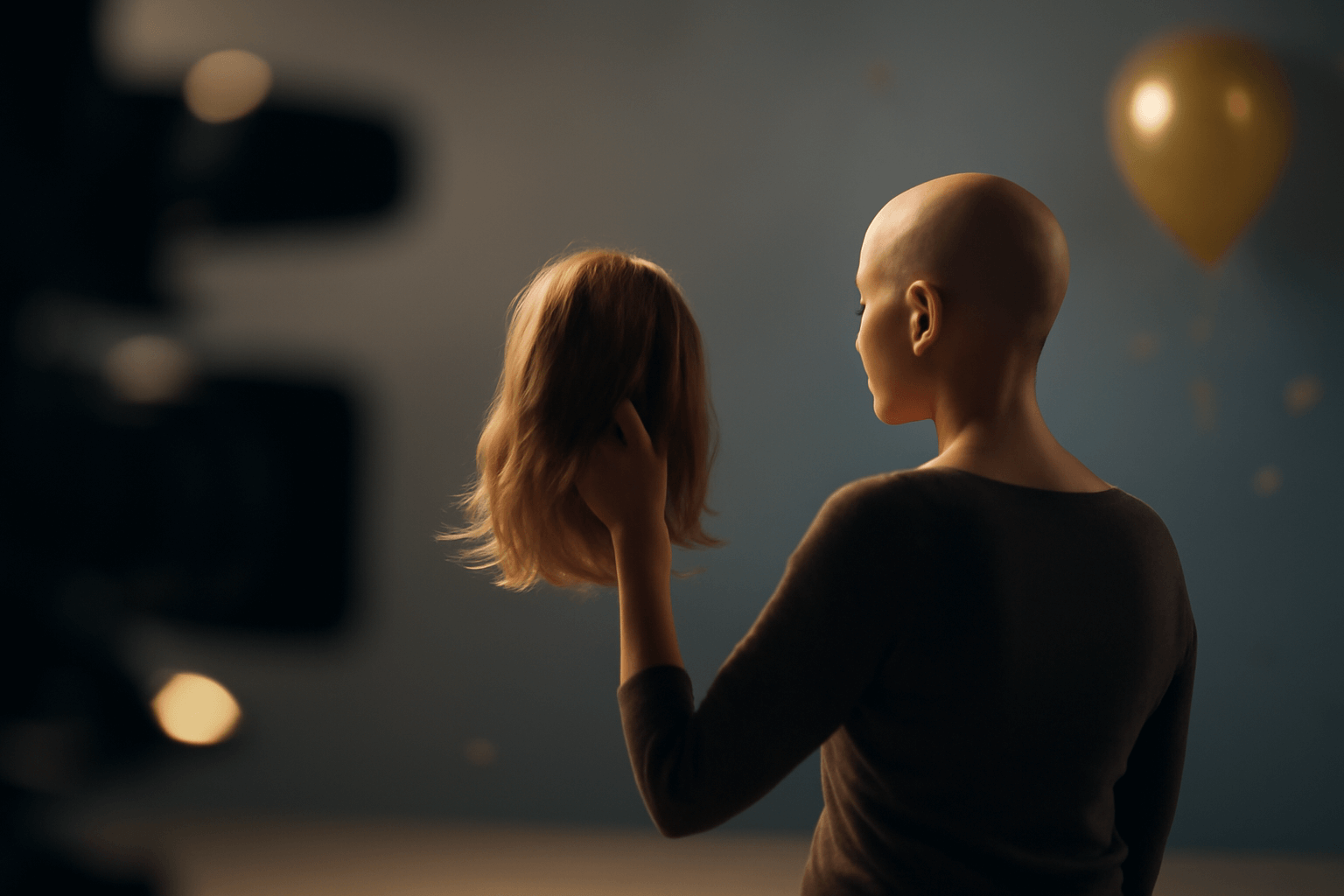 Laďka Něrgešová při padesátinách znovu sundala paruku před kamerou