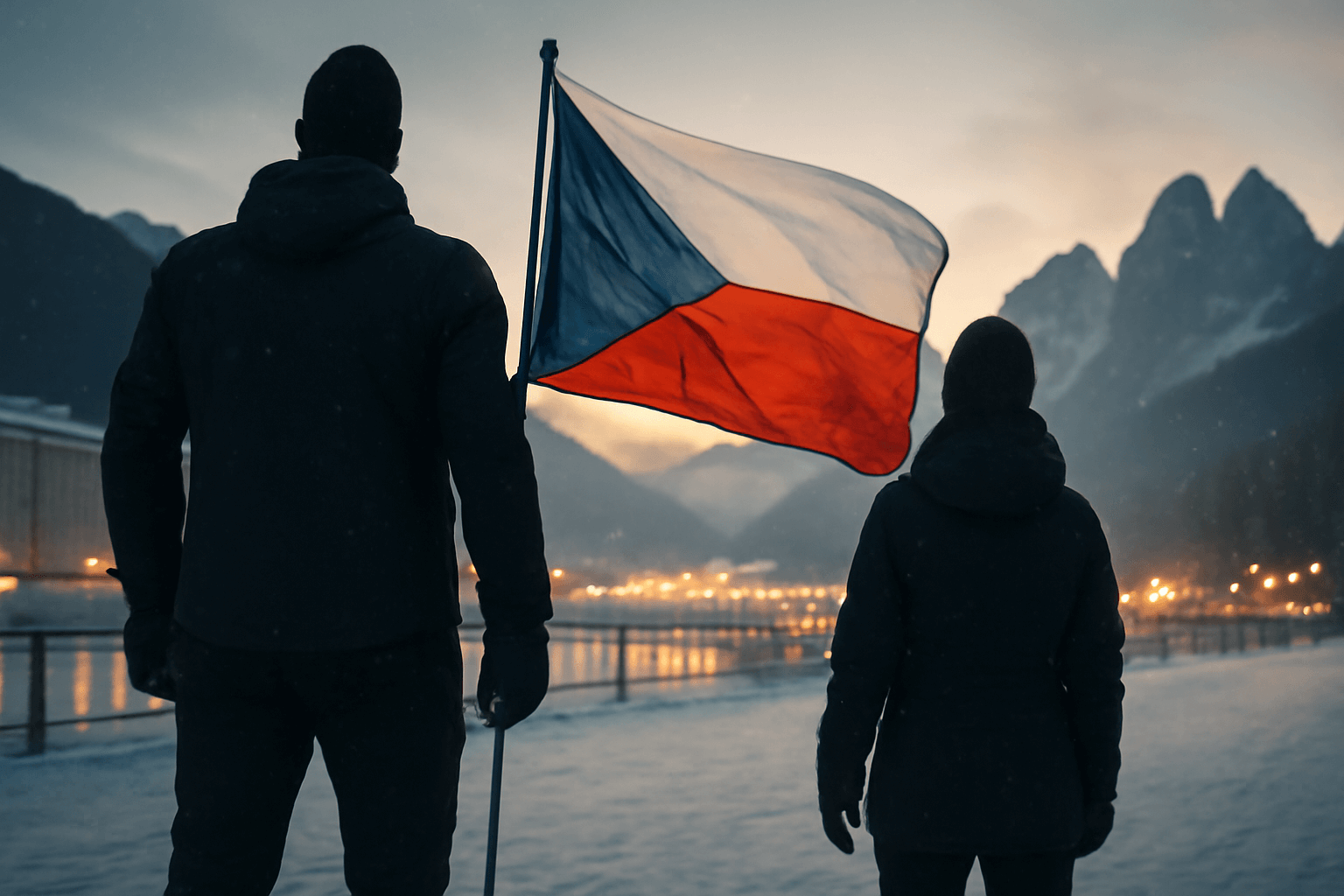 Češi pošlou na zahájení v Cortině Davida Pastrňáka a Adélu Charvátovou