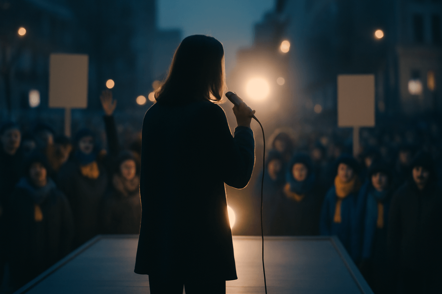Sarah Haváčová: herečka mezi demonstranty i v debatě na ČT