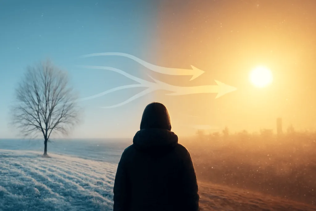 Mráz z východu, prach ze Sahary a upravená předpověď. Co meteorologové hlásí