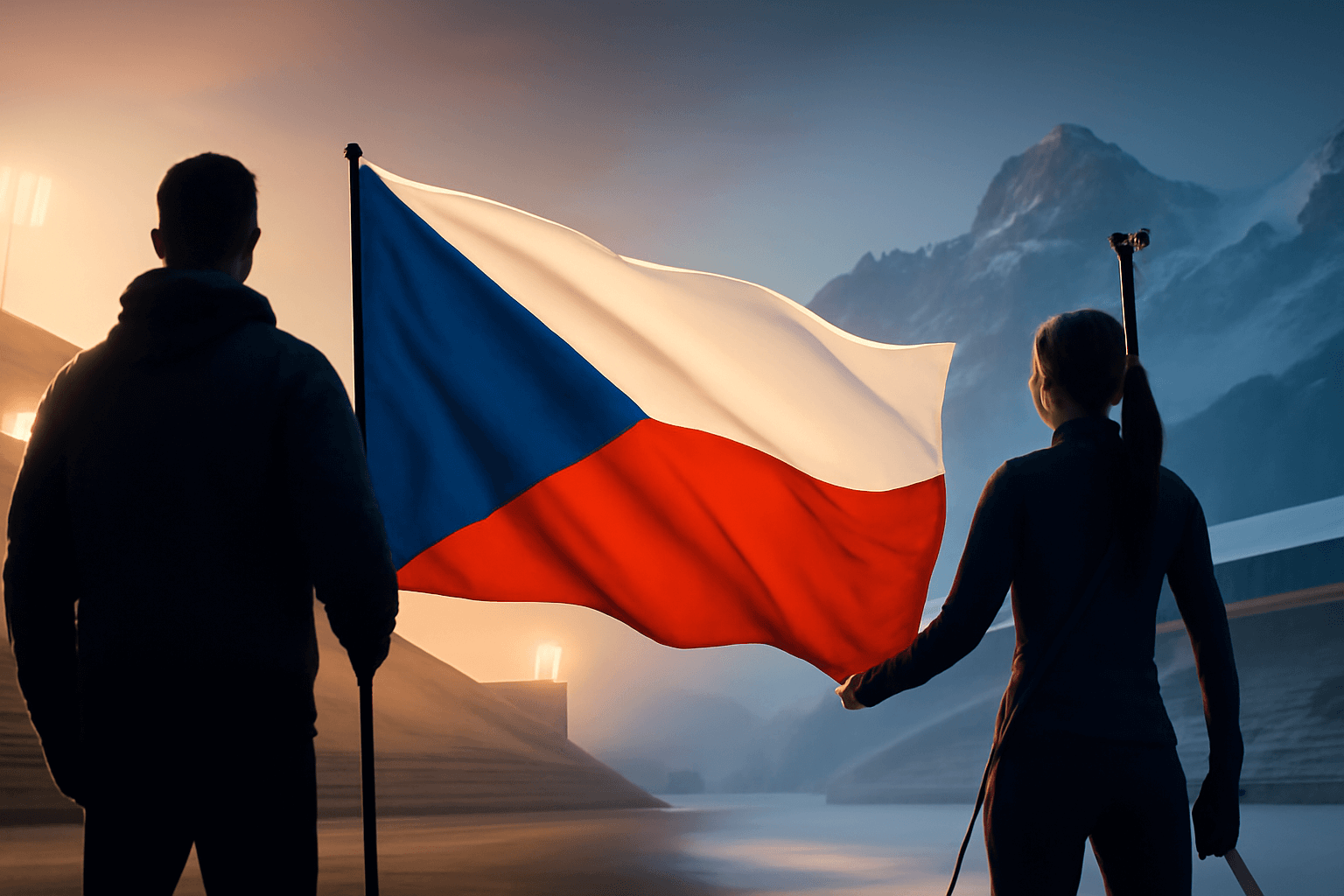 Pastrňák v San Siru, Charvátová v Cortině. Dva vlajkonoši povedou českou výpravu na zahájení OH 2026