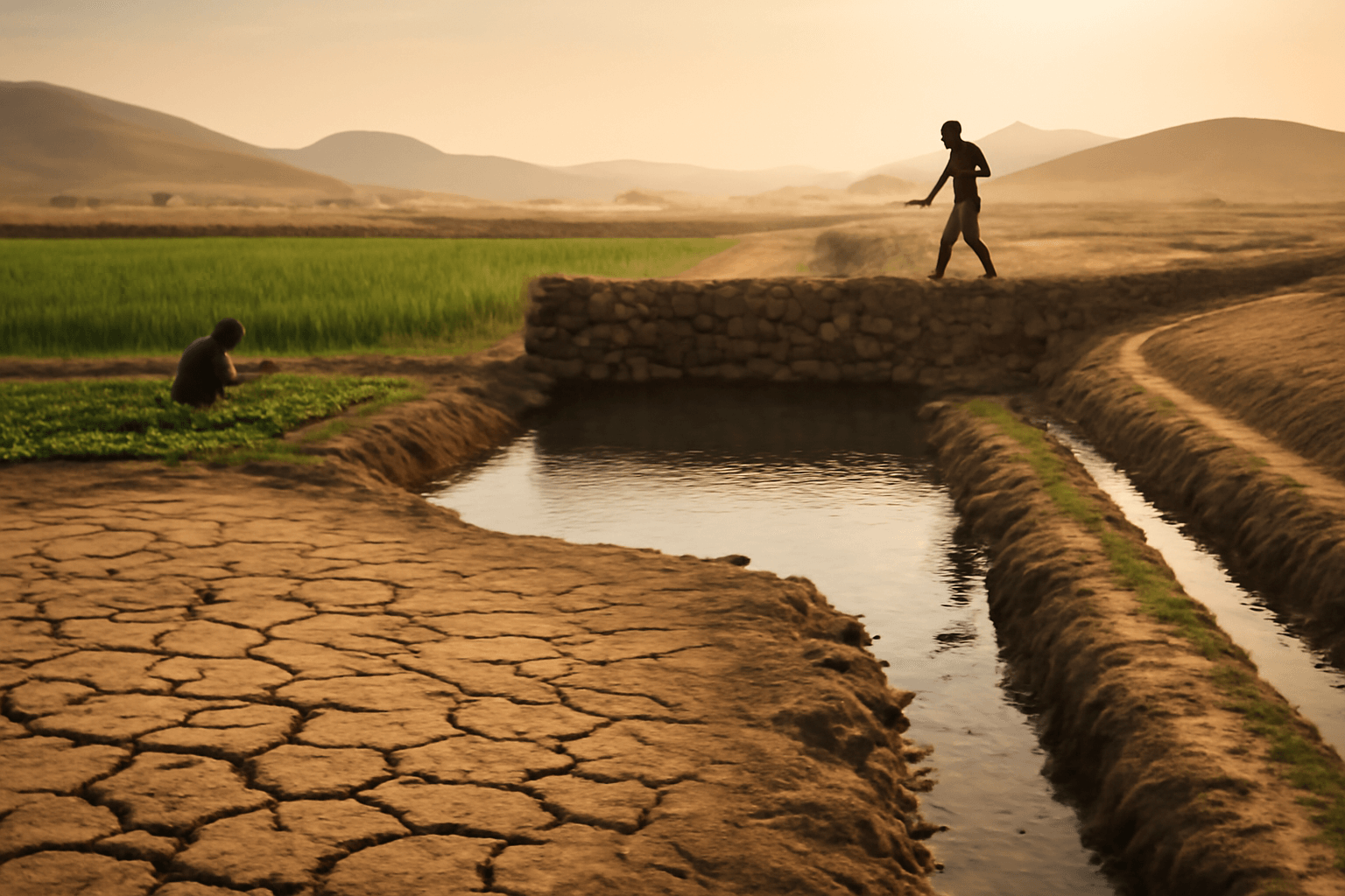 V Eritreji malé hráze mění sucho v příležitost pro zemědělce