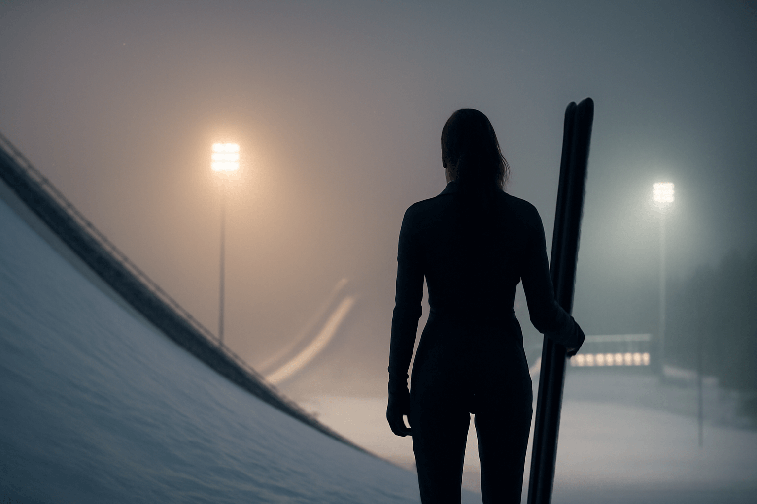 Nika Prevc bere stříbro na střední skoczni v Predazzu — o zlato přišla o 1,1 bodu