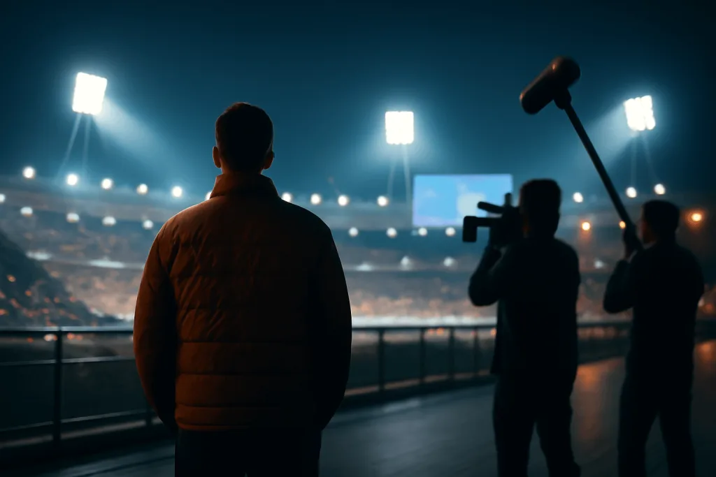 Langmajer jako Hrouzek natáčí Lajnu přímo během olympiády v Itálii