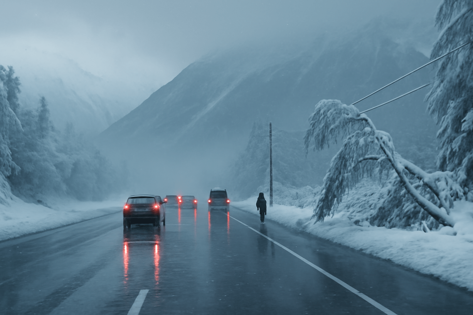 Čerstvý sníh zasype většinu Rakouska. Hrozí zpoždění i výpadky