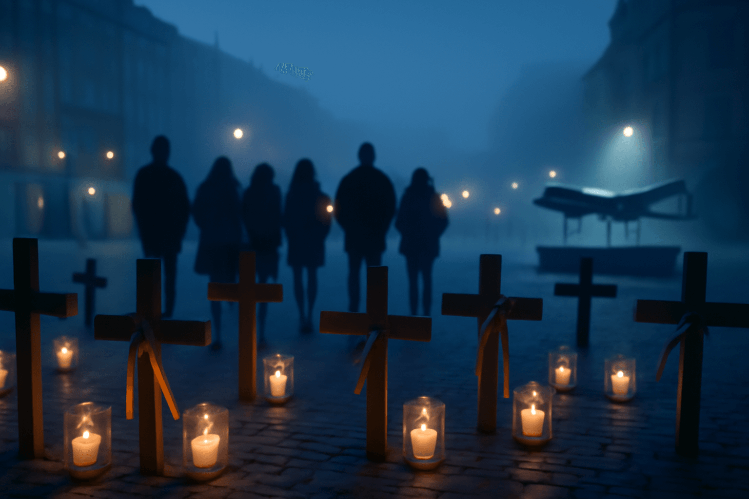 Na Staroměstí i v regionech: lidé si připomněli čtvrté výročí války na Ukrajině