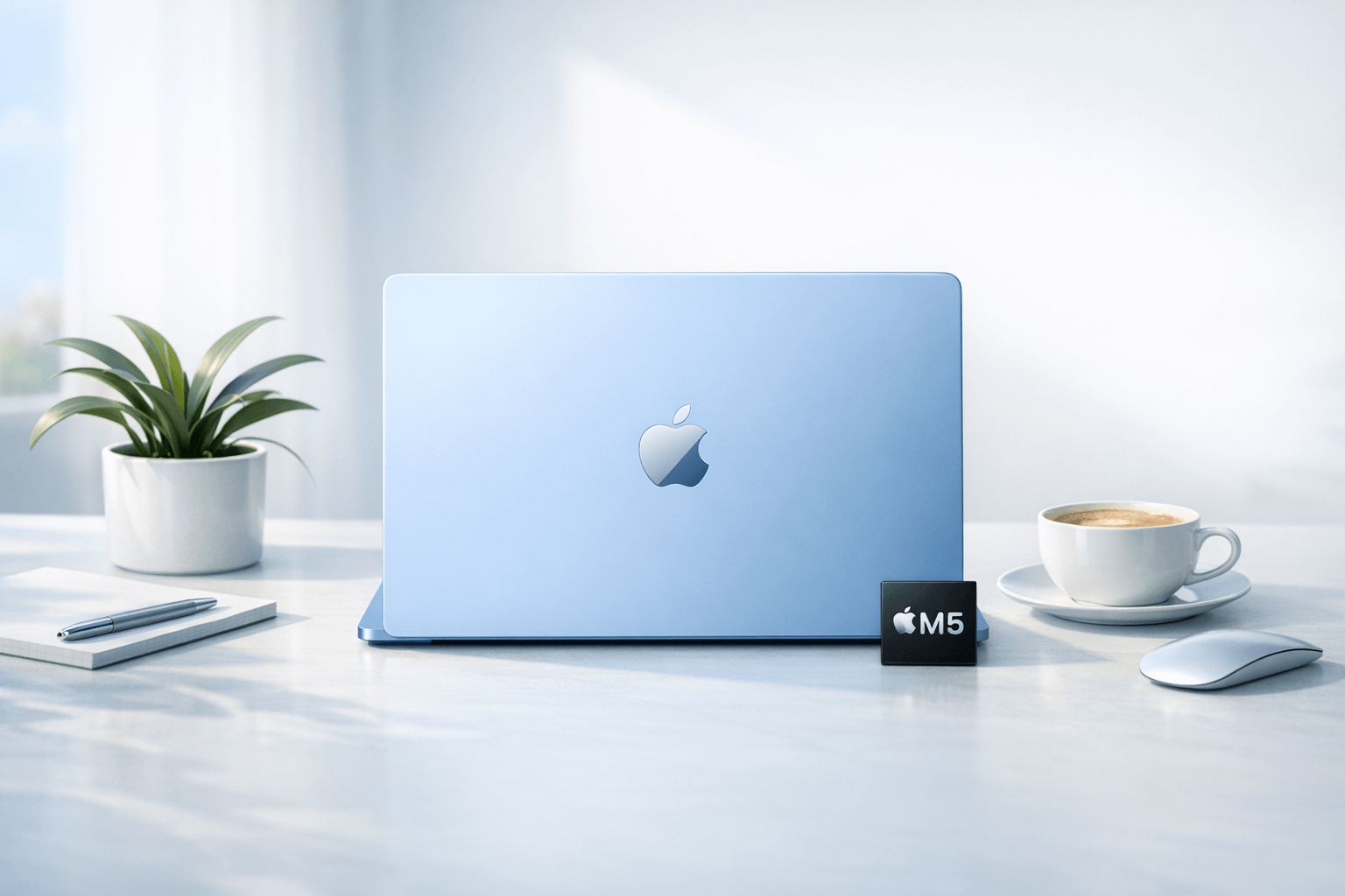 Apple představuje nový MacBook Air s čipem M5: dvojnásobné úložiště a Wi-Fi 7