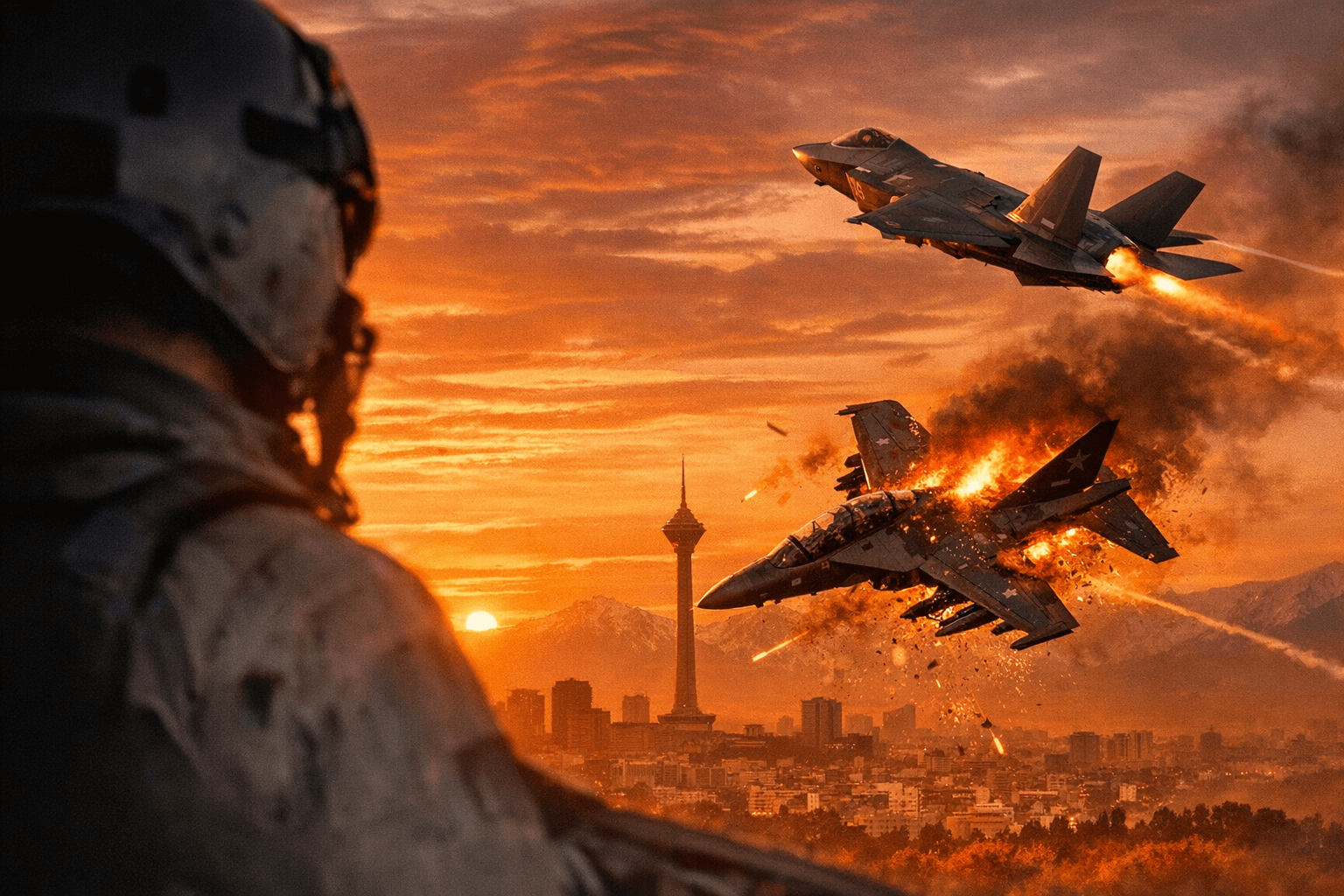 Izraelská F-35 sestřelila íránský Jak-130 v Teheránu