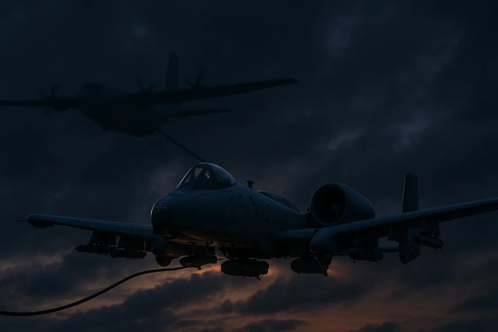 Letoun A-10 Thunderbolt II získal schopnost tankování vzduch-vzduch