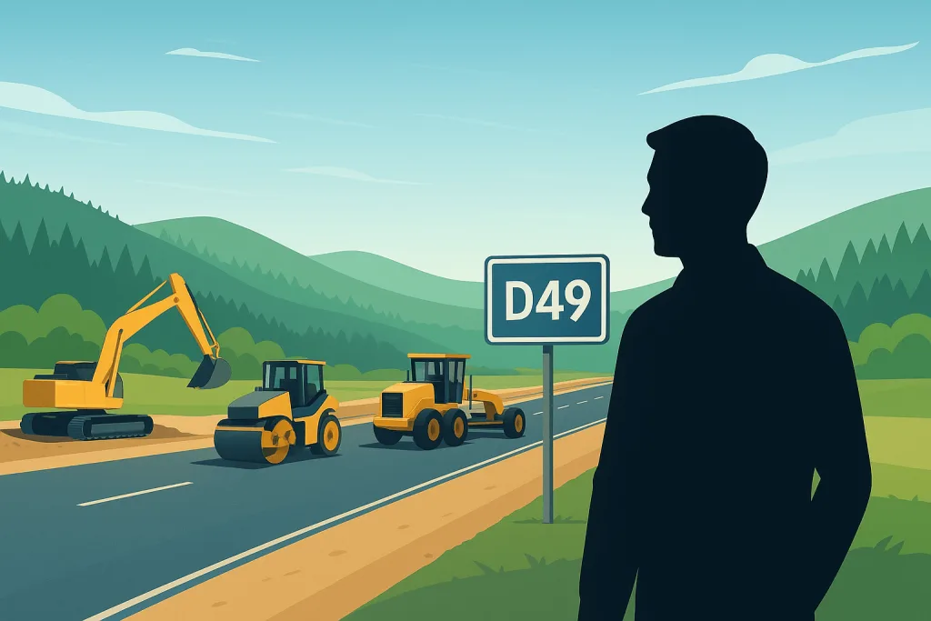 Pokračování výstavby dálnice D49: Nové úseky a právní výzvy