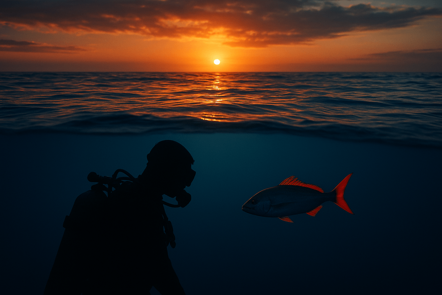 Vzácné setkání s „rybou soudného dne“ u mexického pobřeží