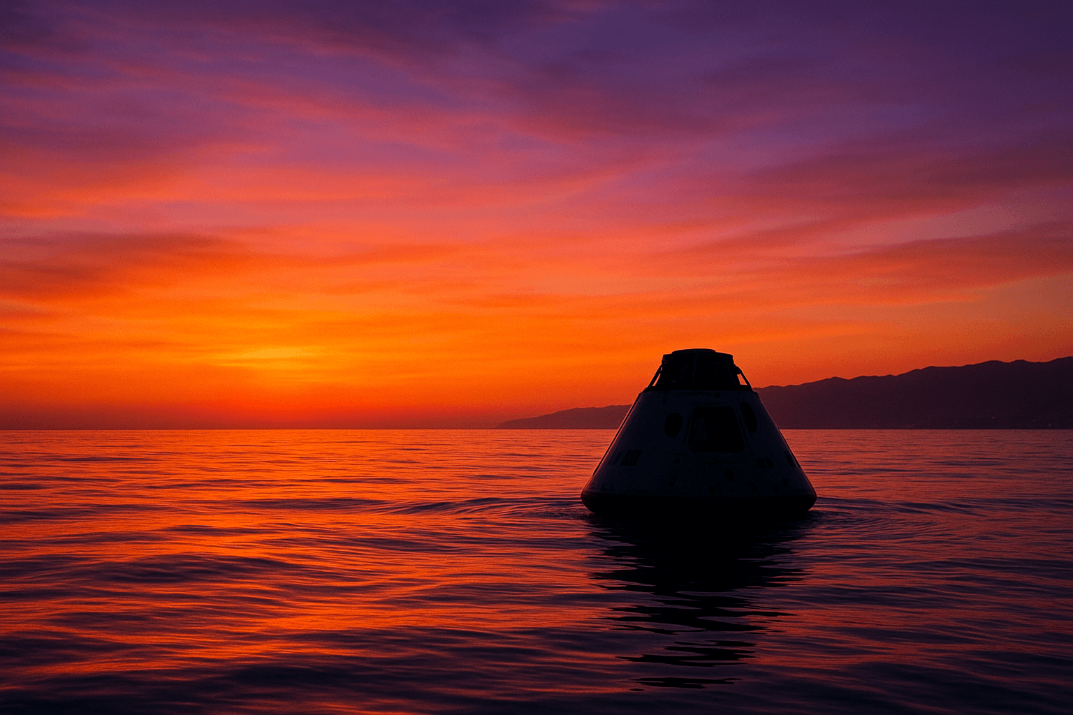 Úspěšné přistání modulu Orion po misi Artemis II