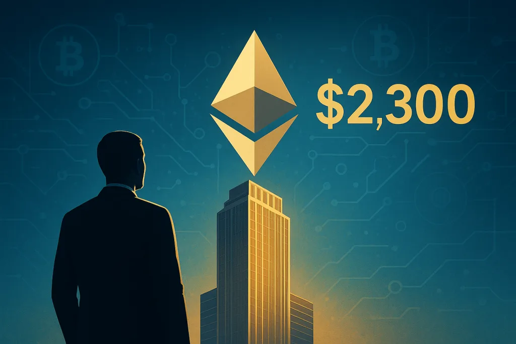 Ethereum překonává hranici 2 300 dolarů díky institucionálním investicím a regulačním změnám