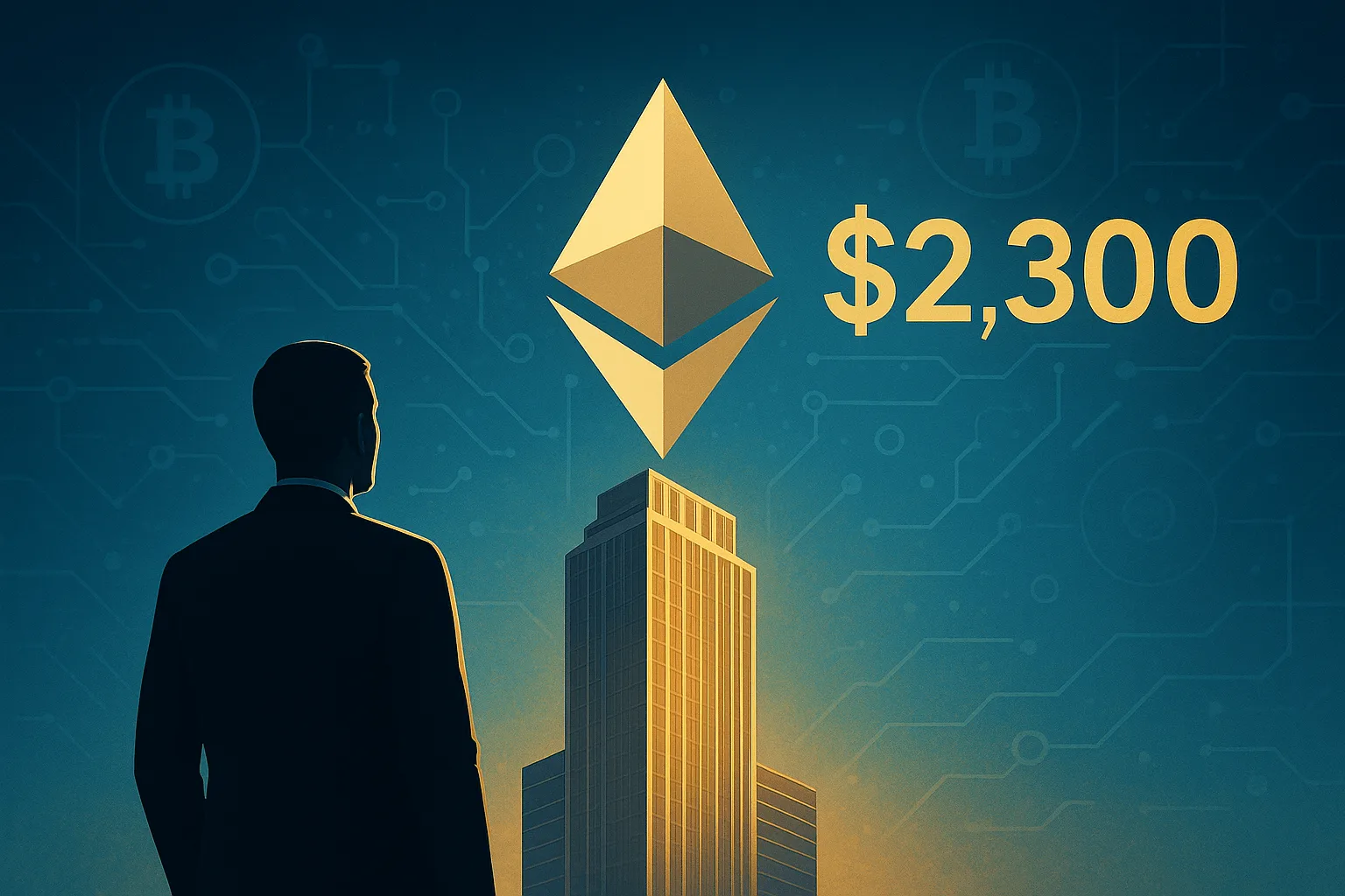 Ethereum překonává hranici 2 300 dolarů díky institucionálním investicím a regulačním změnám