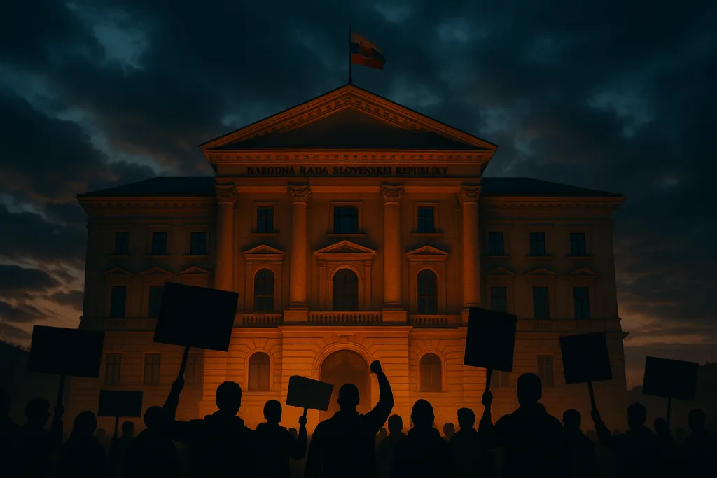 Opoziční protesty proti změnám volebního práva na Slovensku