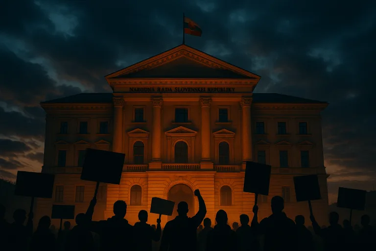 Opoziční protesty proti změnám volebního práva na Slovensku