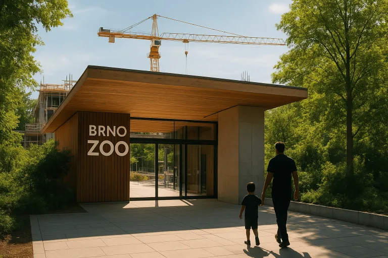 Brněnská zoo zahajuje rekonstrukci vstupu pro lepší zážitek návštěvníků